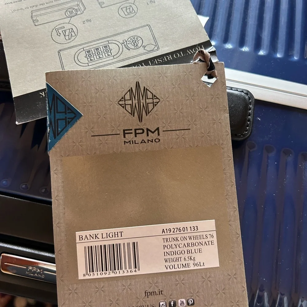 FPM Milano, hard Bank 58 collection suitcase, NWT
